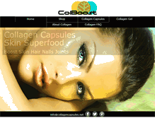 Tablet Screenshot of collagencapsules.net